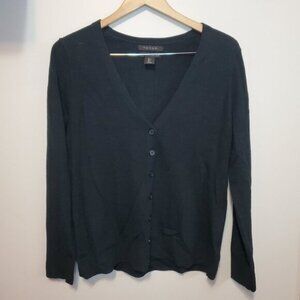 Tahari DARK GREEN EMERALD Cardigan Sweater